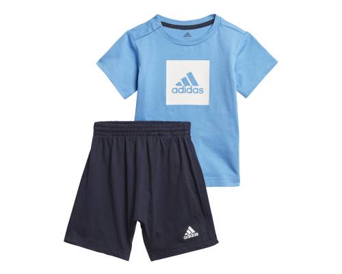 Ensemble Adidas Logo Summer Bleu Bebe