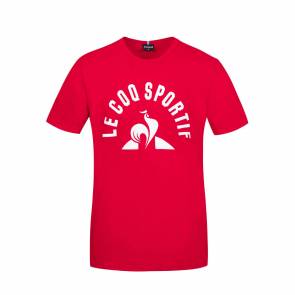 T-shirt Le Coq Sportif Essentiels Rouge