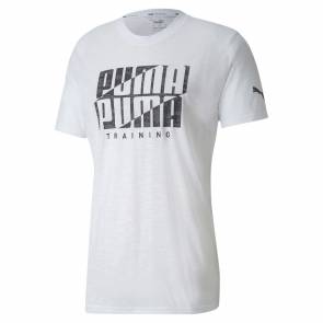 T-shirt Puma Branded Blanc