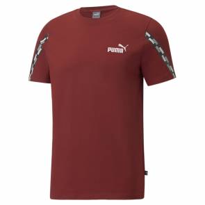 T-shirt Puma Power Tape Rouge