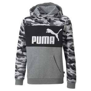 Sweat Puma Essentials+ Camo Gris Enfant