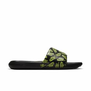 Claquettes Nike Victori One Print Noir / Jaune