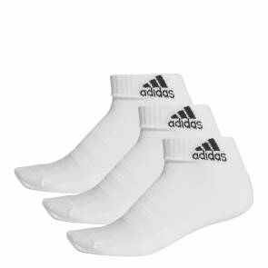 Chaussettes Adidas Cushion Ankle 3 Paires Blanc