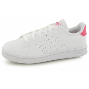 Adidas Advantage Clean Blanc / Rose Junior