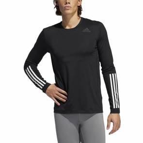 T-shirt Adidas Tech-fit 3s Noir